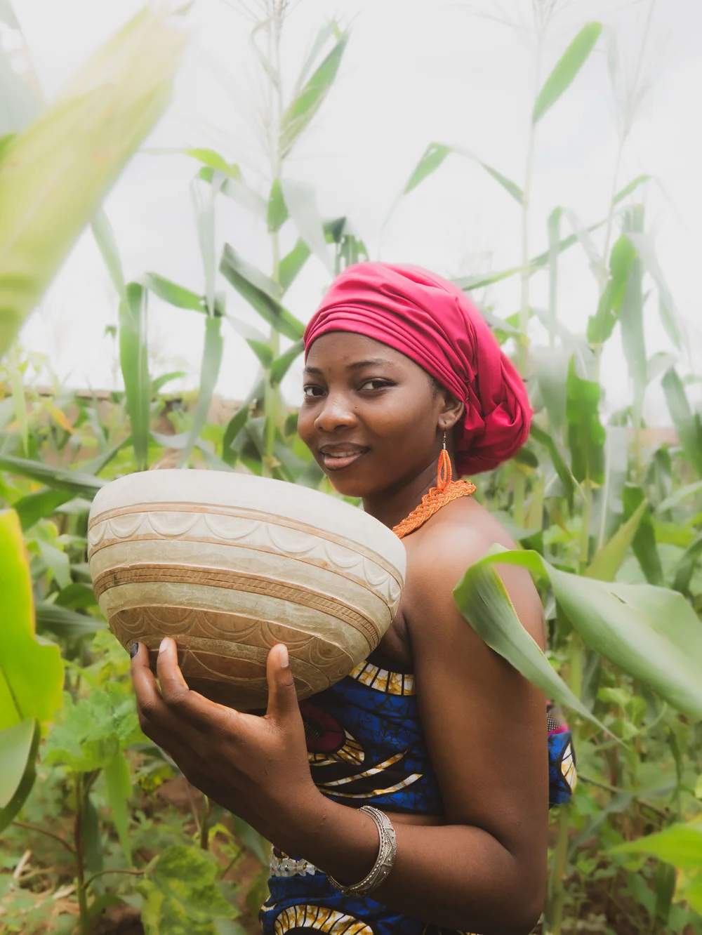 Portrait of a Ugandan smallholder coffee farmer